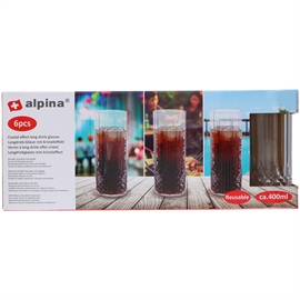 Alpina Long drink glass 6x400ML